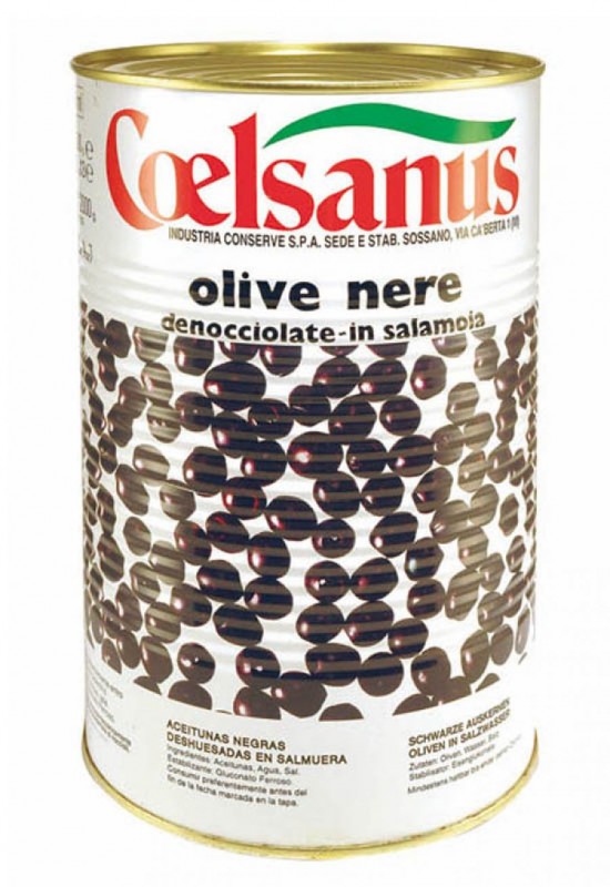 Olives noires dénoyautées      